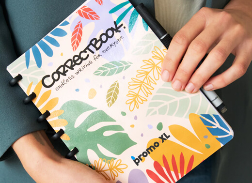 Correctbooks bedrukken met logo